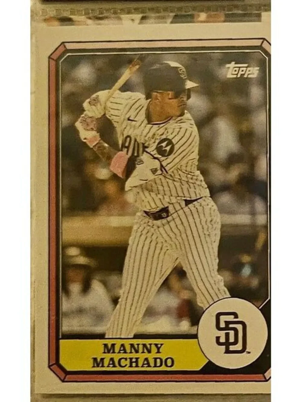 Manny Machado 2025 Topps Archives Boardwalk Top Run Makers Insert Padres